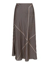 In-Mood Bovary Mix Lines Skirt