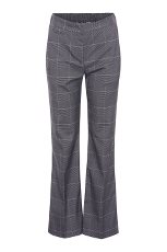 In-Mood Check Flare Pants