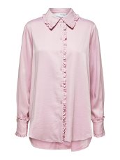 In-Mood Nallie Ruffled Pink Shirt