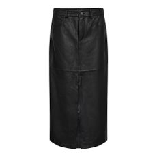 In-Mood Phoebe Leather Slit Skirt